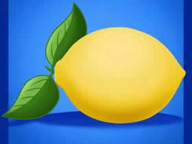 彩色柠檬简笔画画法图片步骤