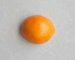 简单漂亮手工贴画制作 橙子制作可爱的小燕子