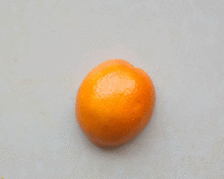 简单漂亮手工贴画制作 橙子小鸟的做法