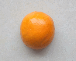 儿童创意画教程 橙子做的可爱小菠萝造型