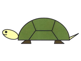 乌龟简笔画画法图片步骤