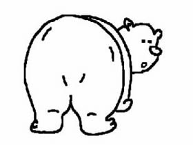 熊的简笔画画法图片步骤
