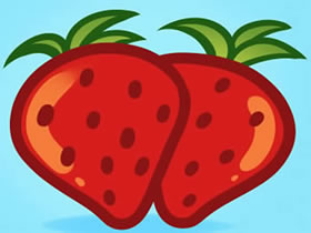 可爱彩色草莓简笔画画法图片步骤