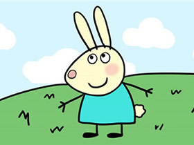 兔子瑞贝卡简笔画画法图片步骤
