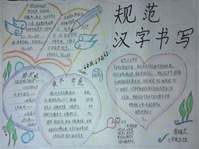 关于汉字规范书写的手抄报七年级
